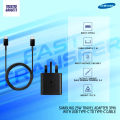 Samsung 25W Travel Adapter 3pin  with USB Type-C To Type-C Cable. 