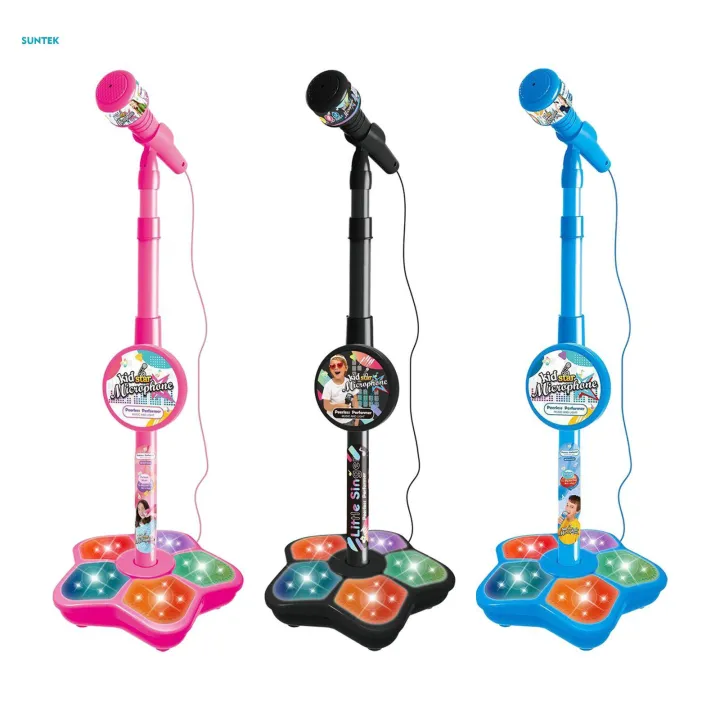 Music%20Sing%20Microphone%20Toy%20with%20Flashing%20Stage%20Lights%20Kids%20Microphone%20and%20Stand%20Girls%20Age%203+%20-%20Image%206