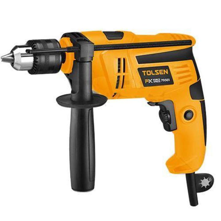 TOLSEN 650W 13mm Impact Drill with Hammer option Industrial  FX Series 79504 - Kings Trading