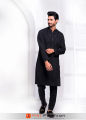Raj Fashion Cotton With Resham Embroidery Kurta Pajama | KRT-117bl.