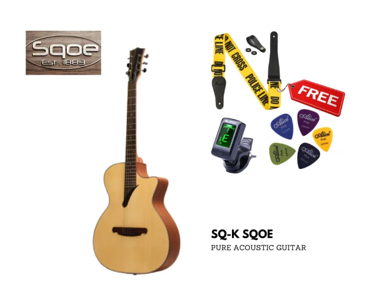 SQ-K Sqoe PURE ACOUSTIC GUITAR (Handmade) | Daraz.com.bd
