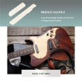 LKPCIGCXM 1Set Bone Bridge Saddle And Nut For 6 String Acoustic Guitar. 