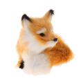 1pcs Cute Simulation Little Fox Model Plush Toy Simulated Fox Plush Doll For Home Decoration Crafts Toys Children Birthday Gifts. 