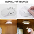 1/2Pcs Wireless Remote Control LED Under Cabinet Kitchen Light 5 Beads Touch Switch Night Lights For Wardrobe Bedroom Closet Stairs. 