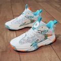 Poison James Basketball Shoes Friction Sound Non-Slip Wear-Resistant and Lightweight Breathable High-Top Men's Junior Mandarin Duck Sneakers. 