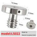 High Quality Camera Screw Set 1/4 Inch Quick Release Plate Screw DSLR Accessories Tripod Mount Adapter For DSLR Camera Tripod Demoo. 