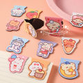 New ummerflower Cute Cartoon Bear Magnetic Bookmark Paper Clip Kawaii Rabbit tudent tationery Book Marker of Page chool Office upply.