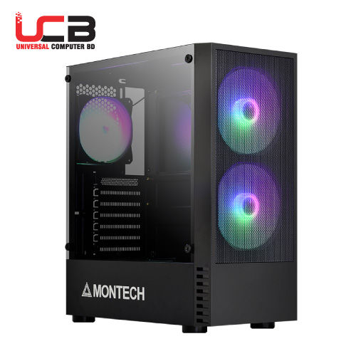 Montech X2 MESH Black ATX Mid-Tower Desktop Gaming Case | Daraz.com.bd