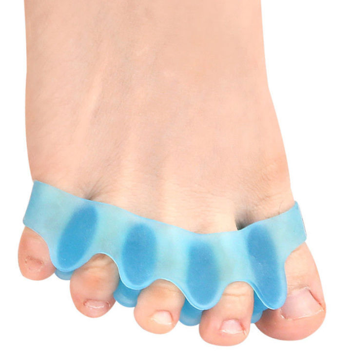 2Pairs Hammer Toe Separators Silicone Gel Thumb Valgus Corrector Splitter Protector Straighten Bunion Adjuster Foot Pain Relief