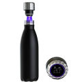Smart Water Bottle Reminder to Drink Stainless Steel Insulated 500ml Lid button style Uv Self Cleaning Thermal Bottle. 