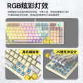 T-WOLF T50 Mechanical Keyboard RGB Luminous E-sports Game 97 Keys with Knob Customized Larry.