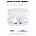 Mini Pro 4 earphone TWS wireless headphones Bluetooth-compatible 5.0 waterproof headset with mic for Xiaomi iPhone earbuds.