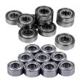 10Pcs 684ZZ Bearing 4X9X4 mm ABEC-5 Miniature 684 Z ZZ Ball Bearings 684-2Z & 10Pcs Miniature Rubber Sealed Metal Shielded Metric Radial Ball Bearing Model: 607ZZ 7 X 19 X 6MM. 