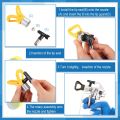 5 Pieces Spray Tips Reversible Spray Tip Airless Spray Nozzles. 