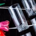 Everyday Use good quality strong  Crystal Clear transparent Beautiful unique design Water /Drinking /Coke / Sorbat/Milk/ Lassi/ premium glass Set 6 Pieces per  capacity 300Ml. 