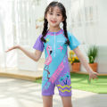 2024 New Kids Swimsuit Girls One-piece Swimsuit for Medium and Big Kids Swimsuit for Kids Quick-drying Sunscreen Hot Spring Baby Swimsuit. 