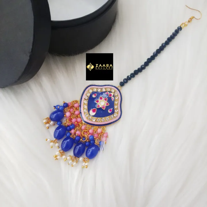 Jaypuri%20Meenakari%20Tikli%20for%20Women%20and%20Girls%20(Blue)%20(Imported)%20M-JMT9724B%20-%20Tiklee%20for%20Girls%20-%20Tikli%20-%20Tiklee%20-%20Tikli%20for%20Women%20-%20Tikli%20for%20Girls%20-%20Image%203