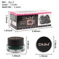 2pcs White + Black Gel Eyeliner Make Up Waterproof Cosmetics Set Eye Liner Makeup Eye Maquiagem With 2 Brushes AmourV. 