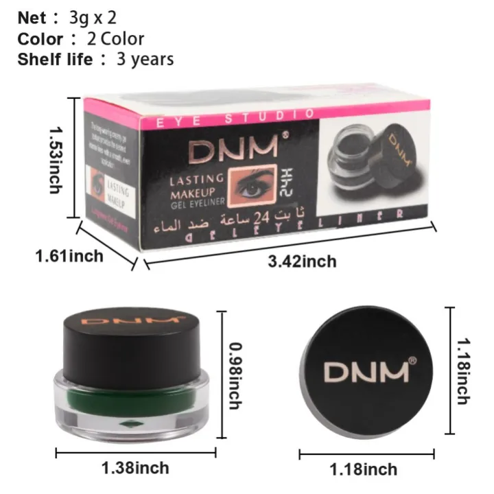 2pcs%20White%20+%20Black%20Gel%20Eyeliner%20Make%20Up%20Waterproof%20Cosmetics%20Set%20Eye%20Liner%20Makeup%20Eye%20Maquiagem%20With%202%20Brushes%20AmourV%20-%20Image%206