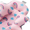 Baby Bath Cushion, Baby Bath Pad, Quick Drying Non Slip Kids Floating Bathing Tub Seat, Infant Bath Tub Pad for Kids, Girls Boys, 0-6 Month. 