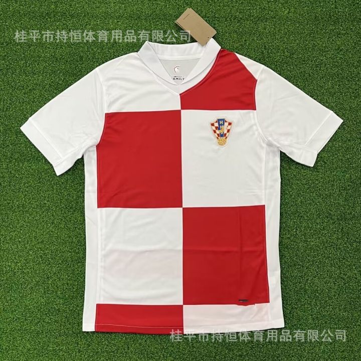 ew 2024 Cup ational eam Football Jersey ids Adult Fans er 24/25 Croatia Jersey