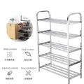 Shoe Racks 6-layer Stainless Steel Simple Storage Rack.