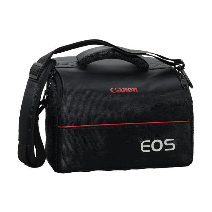 Canon Dslr Camera Bag Model Sl-20 Black And Red - Dslr Camera