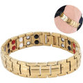 Men's Copper Magnetic Bracelet for Arthritis Pain Relief Elegant 99.99% Solid Copper Bracelets with Double-Row Strong Magnets 087.