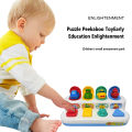 Interactive Pop Up Animals Toy Peekaboo Cause Effect Toys Puzzle Game Educational Toys Gifts For Boys Girls. 