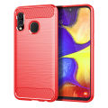 lthmy for Samsung Galaxy A10E Case Carbon Fiber TPU Soft Silicone Back Cover Armor Phone Case Casing. 