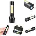 Rechargeable Flashlights Torch Led Usb Portable Torches 3 Modes - Convenient And Portable Lighting Solution With Usb Rechargeable Battery. 