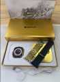 Watch 8 Ultra Gold Edition Smartwatch with Sports Mode 49MM Gold and Orange/Black Belt Smartwatch With **ple Logo.