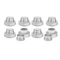 8 Packs Mason Jar Shaker Lids, Shaker Top for Regular Mason Jar, Shaker Lids for Mini Mason Jars - Silver. 