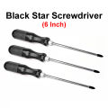 Black And Yellow Star Head Slotted Screwdriver, For Industrial (1 Piece) - Screw Driver Set. 