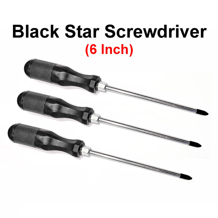 Black%20And%20Yellow%20Star%20Head%20Slotted%20Screwdriver,%20For%20Industrial%20(1%20Piece)%20-%20Screw%20Driver%20Set%20-%20Image%202