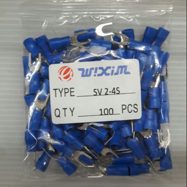 U TYPE LUGS 2.5RM WIRE CONNECTOR 100PCS PACKET