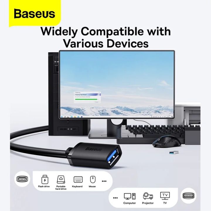 Baseus%20USB%20Extension%20Cable%20USB%203.0%202.0%20Extender%20Cable%20Cord%20For%20Smart%20TV%20XBox%20One%20SSD%20PC%20Laptop%205Gbps%20Fast%20Speed%20Cable%202m%203m%205m%20-%20Image%203