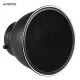 Andoer 7” Standard Reflector Diffuser Lamp Shade Dish w/ 60° Honeycomb Grid for Bowens Mount Studio Strobe Flash Light Speedlite. 