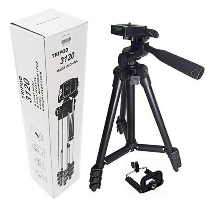 Tripod Camera Stand Mobile Stand For Tik Tok - 3120 - Sturdy and Adjustable Mobile Stand for Capturing Perfect Shots