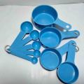 Measuring Cups and Measuring Spoons  Safety Material Measuring Set with Spout, BPA Free and Dishwasher Safe (Set of 9). 