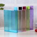 New simple 325ml / 420ml color flat water bottle square. 