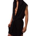 Terrific Men Bathrobe Strap Men Sleepwear Loose Quick Dry Thin Men Bath Robe. 