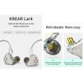 KBEAR Lark Hybrid 1DD+1BA Driver Earphones. 