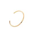 European and American Style Wire Diameter round Accessories for Girls One Titanium Steel Women's Rose Gold Japanese and Korean Fashionable Rose Gold Bracelet.