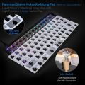 Skyloong GK61 Lite Keyboard Barebone 61 keys 60% Gasket RGB Hot-swappable Wired Mechanical Keyboard DIY Kit - Black.