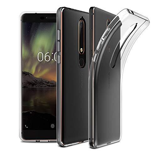 For Nokia 6.1 TPU Cover Transparent Ultra Thin, Lightweight, Flexible and Scratch Resistant Silicone Case for Nokia 6.1 Back Cover