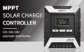 New MPPT Solar Controller 12v 24v 48v 10A Off Grid So-lar System Mppt 10a Solar Charge Controller.