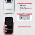 IP65 Waterproof RFID 125khz Biometrics Fingerprint Access Controler 2000 card User 1000 Finger Door Access Control Reader Opener.