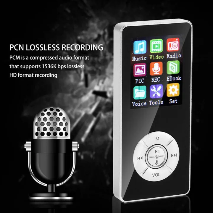 Bluetooth%20card%20MP3%20Player%20Portable%20Audio%20Music%20Video%20Player%20with%20Built-in%20Speaker%20Recorder%20E-Book%20-%20Image%203