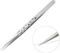 Non Magnetic stainless steel straight pointed Tweezer.